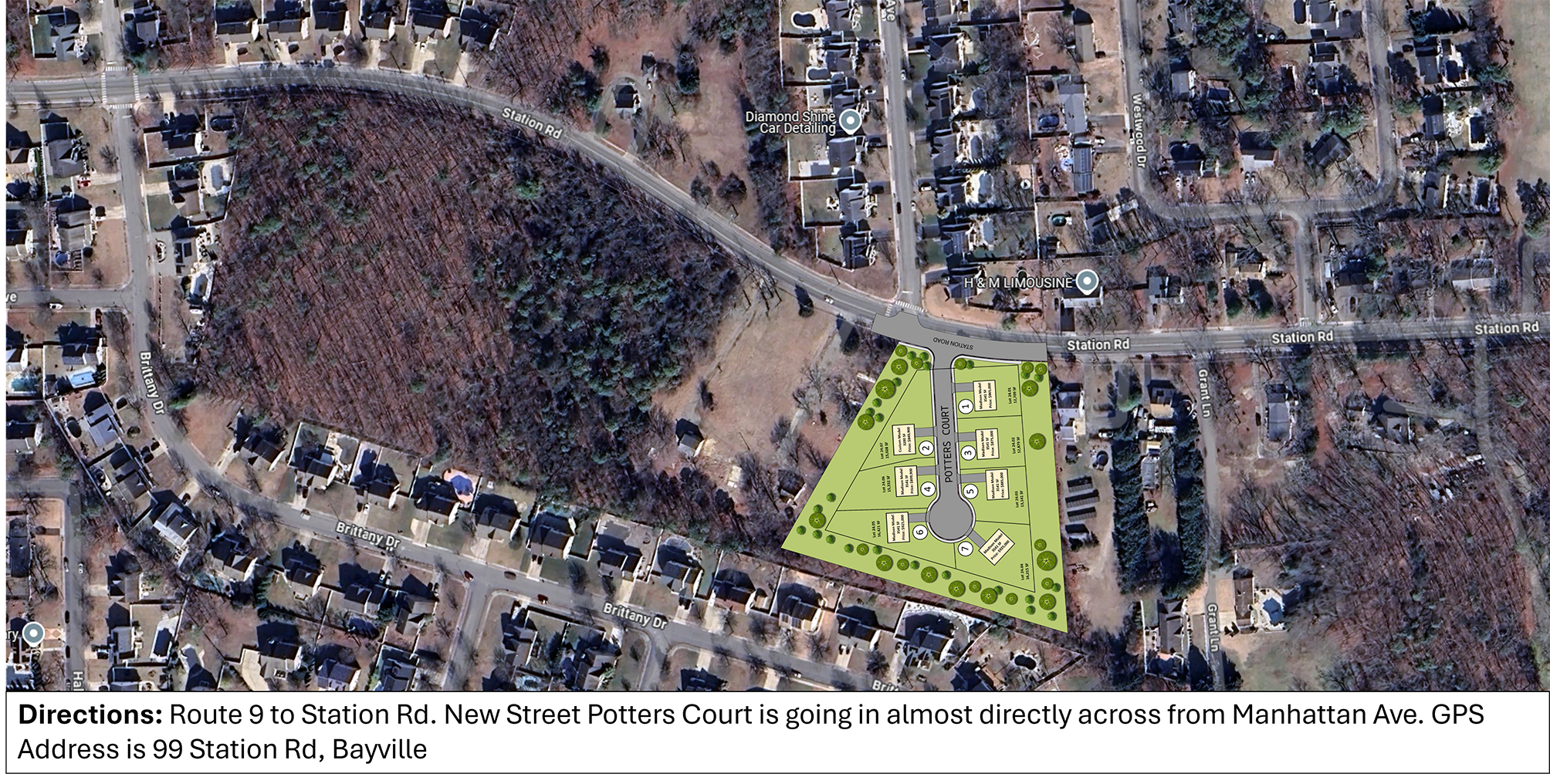 Potter Estates I satellite map