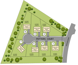 Potter Estates I map