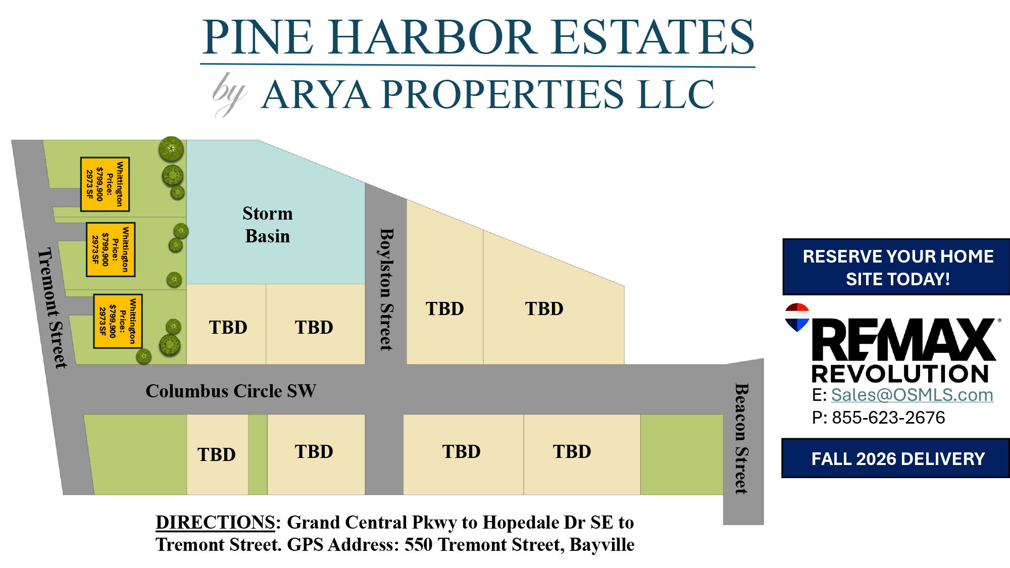 Pine Harbor Estates Available Lots