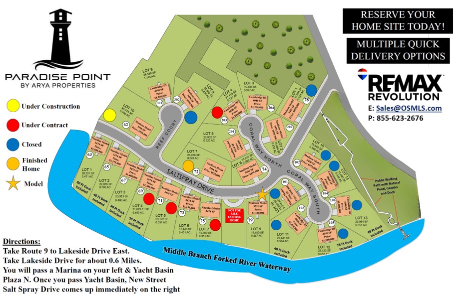 Paradise Pointe Available Lots
